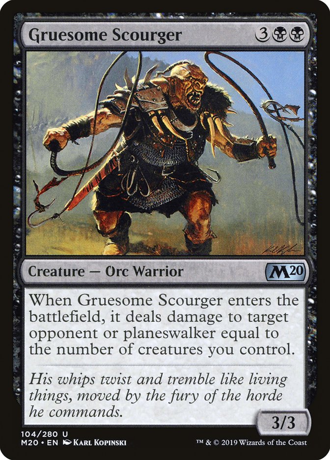 Gruesome Scourger [Core Set 2020] (104)