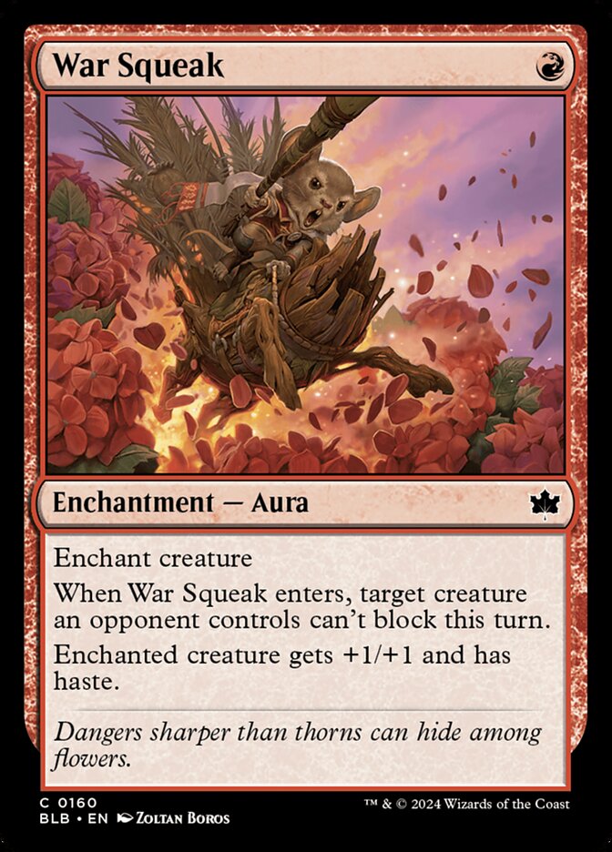 War Squeak [Bloomburrow] (160)