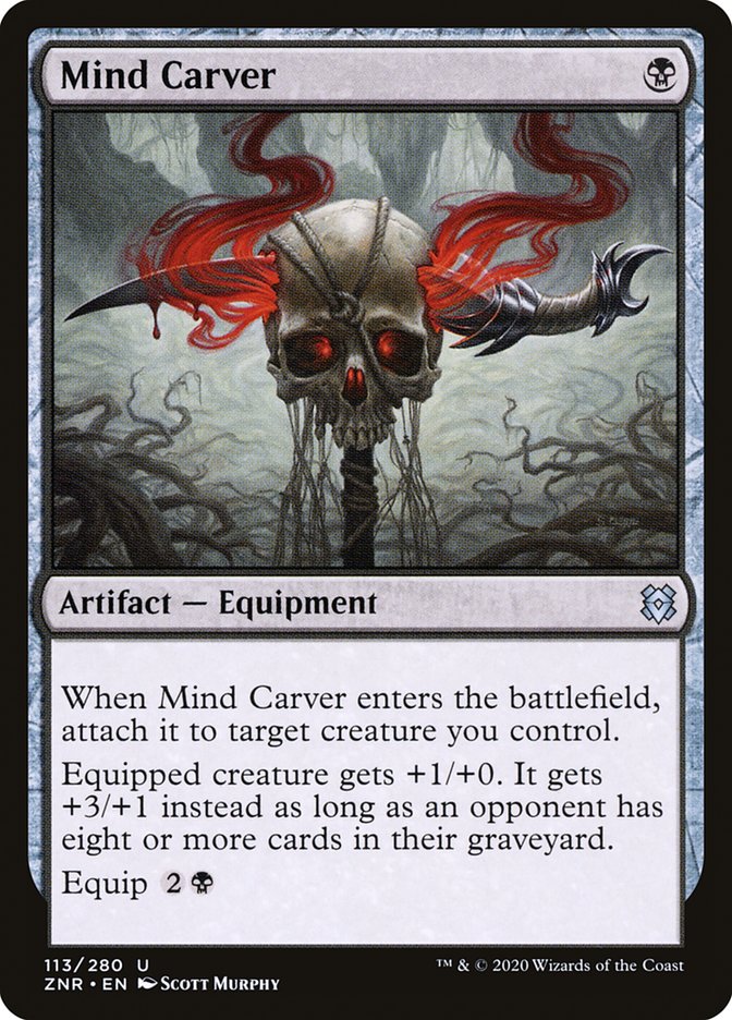 Mind Carver [Zendikar Rising] (113)