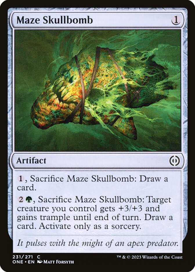 Maze Skullbomb [Phyrexia: All Will Be One] (231)