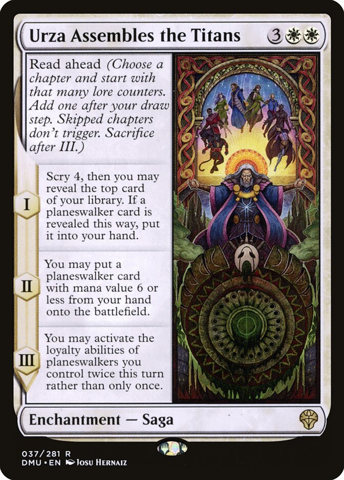 Urza Assembles the Titans [Dominaria United] (37)