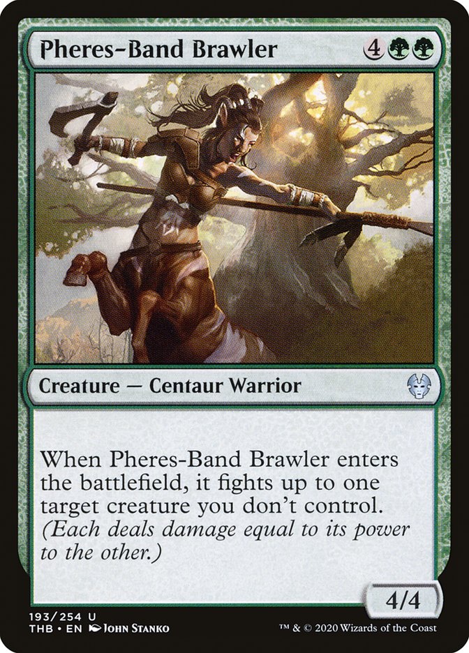 Pheres-Band Brawler [Theros Beyond Death] (193)