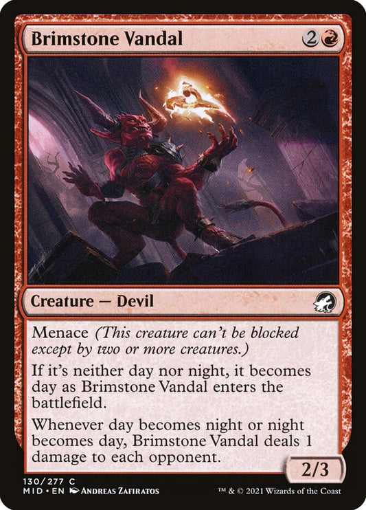 Brimstone Vandal [Innistrad: Midnight Hunt] (130)