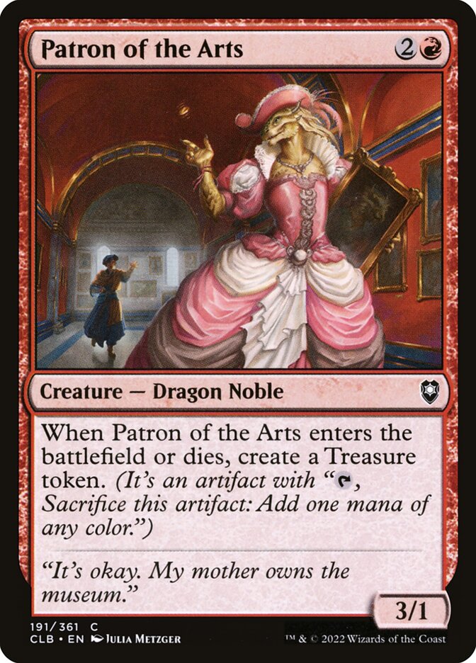 Patron of the Arts [Commander Legends: Battle for Baldur's Gate] (191)