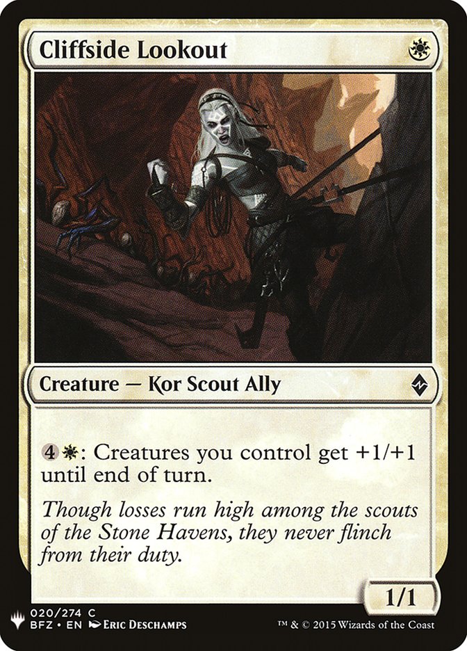 Cliffside Lookout [The List] (BFZ-20)