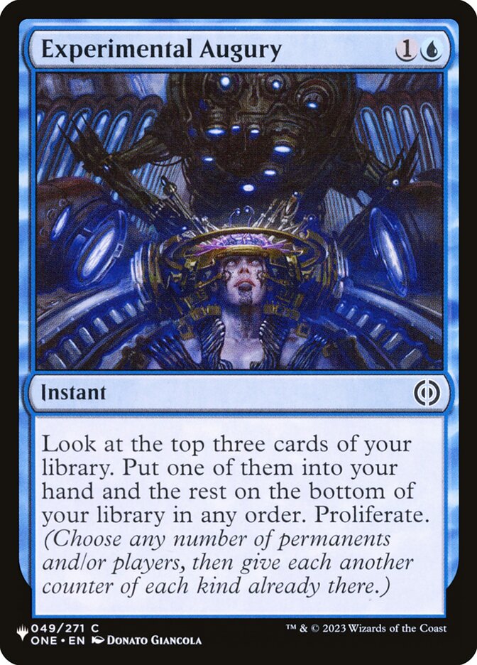 Experimental Augury [The List] (ONE-49)