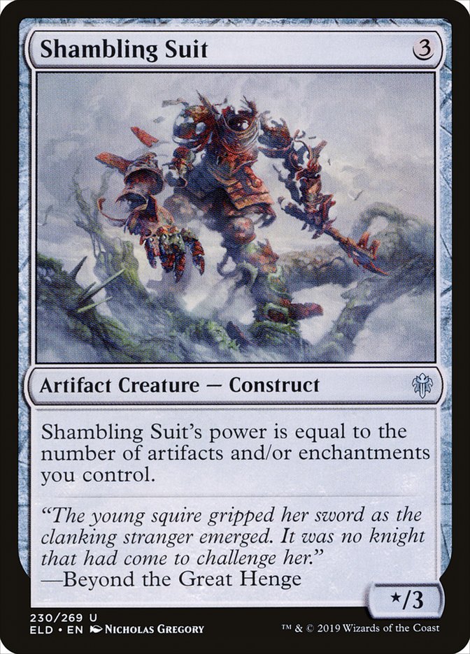 Shambling Suit [Throne of Eldraine] (230)