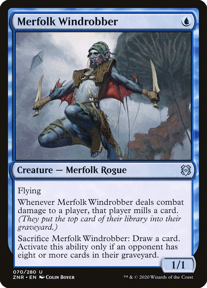 Merfolk Windrobber [Zendikar Rising] (70)