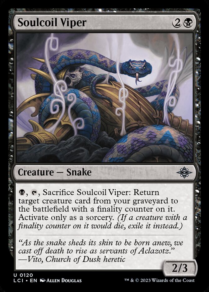 Soulcoil Viper [The Lost Caverns of Ixalan] (120)