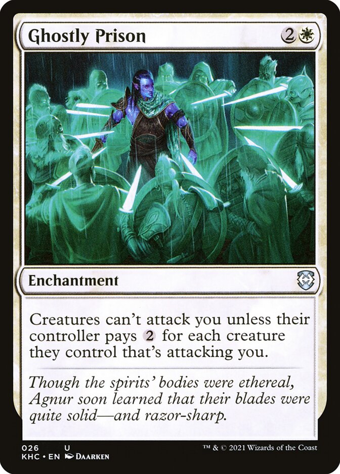 Ghostly Prison [Kaldheim Commander] (26)