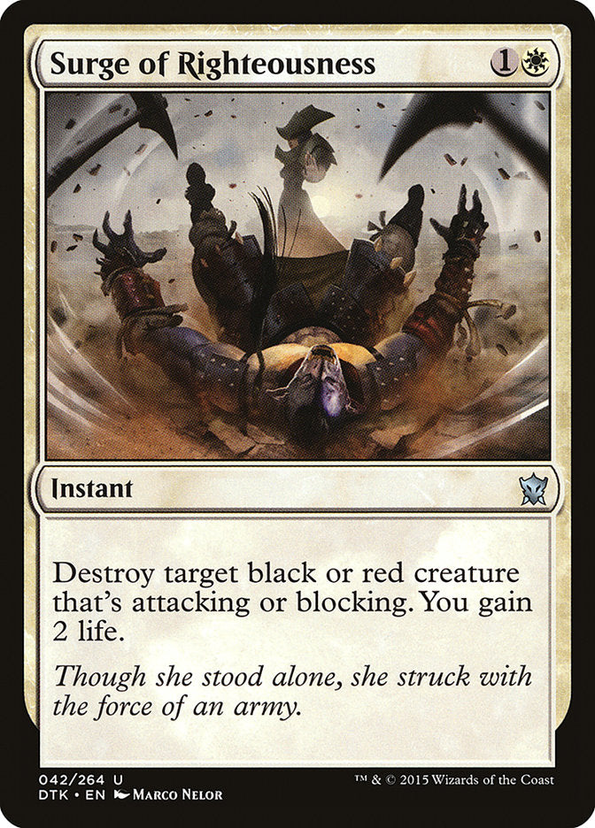 Surge of Righteousness [Dragons of Tarkir] (42)