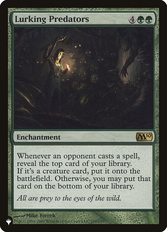 Lurking Predators [The List] (M10-190)