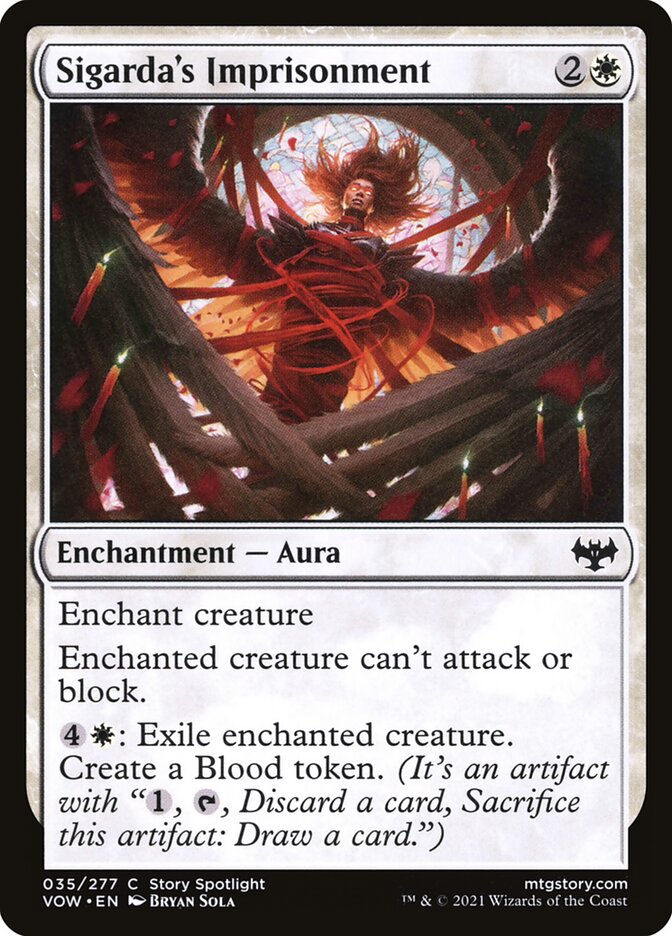 Sigarda's Imprisonment [Innistrad: Crimson Vow] (35)