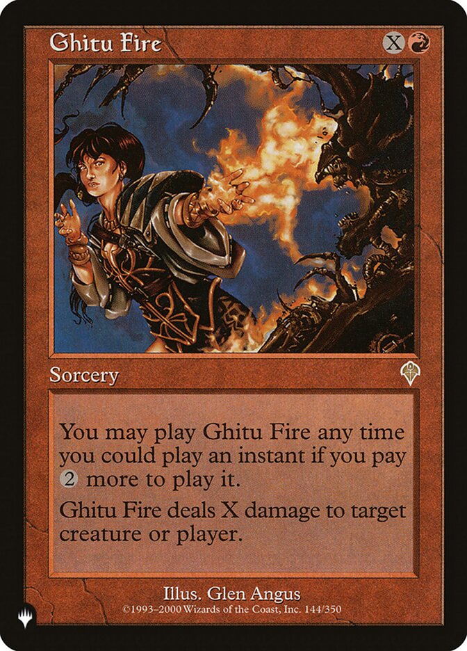 Ghitu Fire [The List] (INV-144)