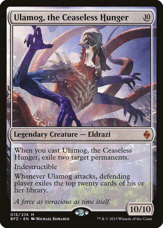 Ulamog, the Ceaseless Hunger [Battle for Zendikar] (15)