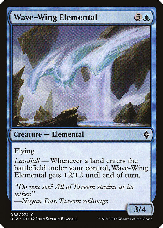 Wave-Wing Elemental [Battle for Zendikar] (88)