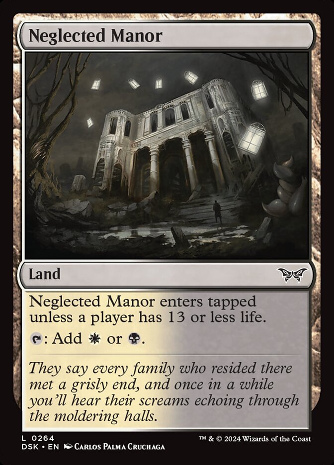 Neglected Manor [Duskmourn: House of Horror] (264)