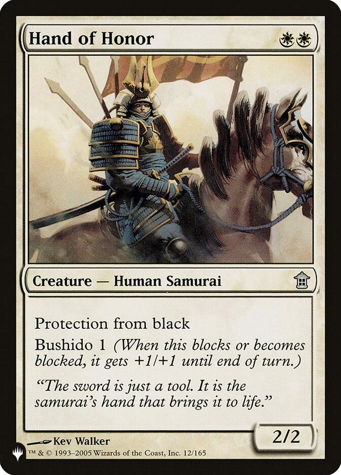 Hand of Honor [The List] (SOK-12)