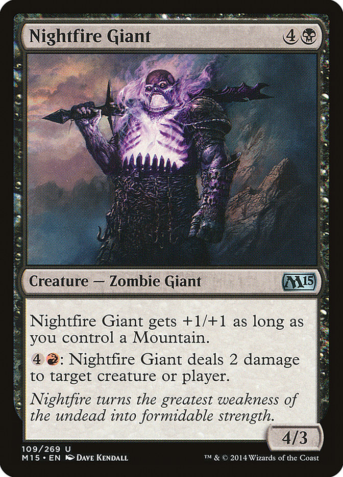 Nightfire Giant [Magic 2015] (109)