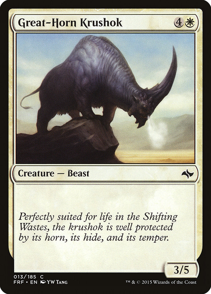 Great-Horn Krushok [Fate Reforged] (13)