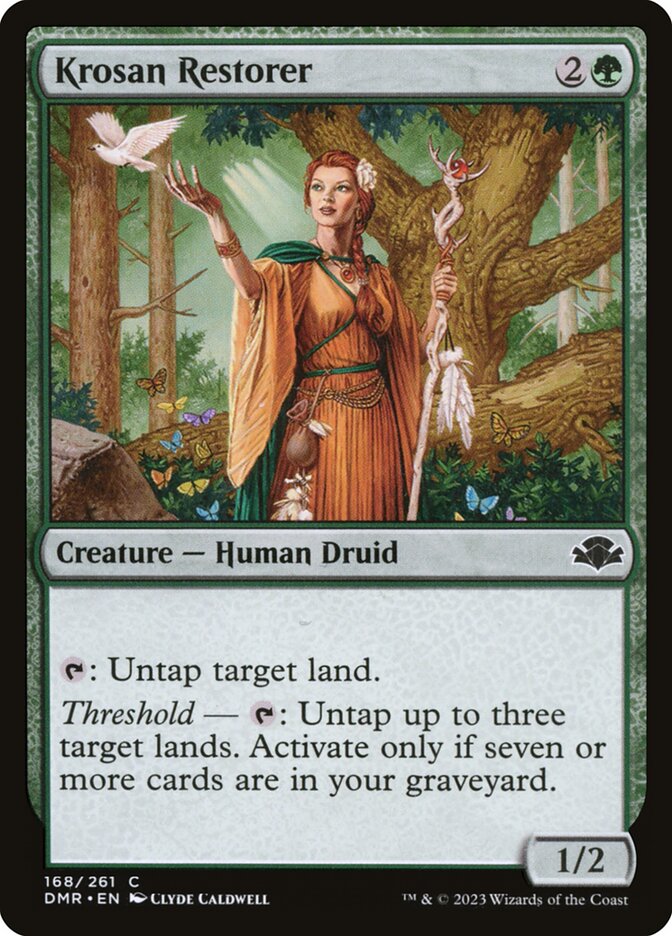 Krosan Restorer [Dominaria Remastered] (168)