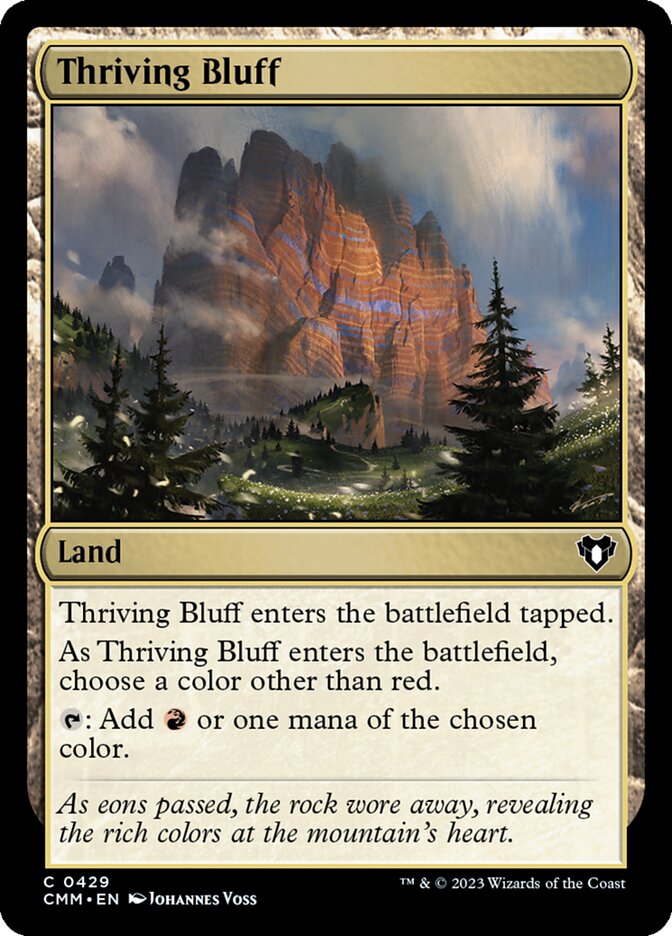Thriving Bluff [Commander Masters] (429)
