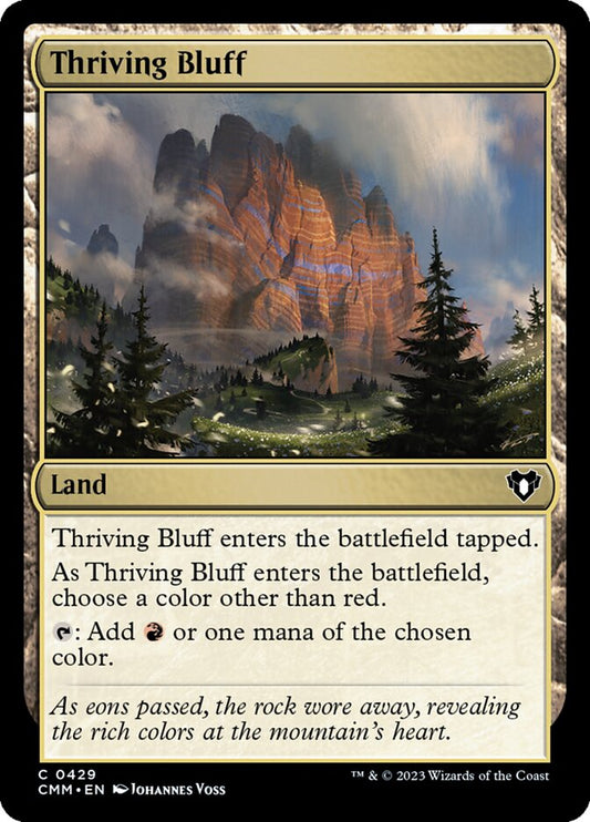 Thriving Bluff [Commander Masters] (429)