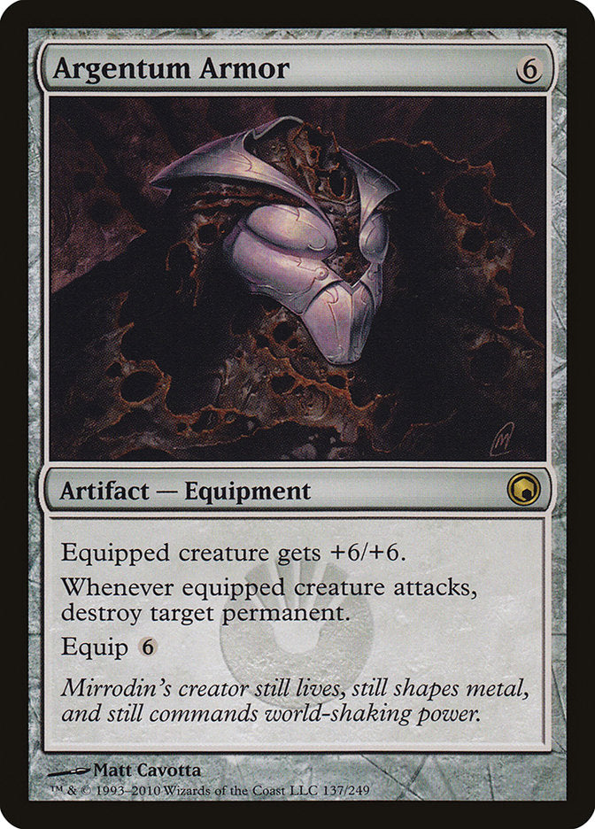 Argentum Armor [Scars of Mirrodin] (137)