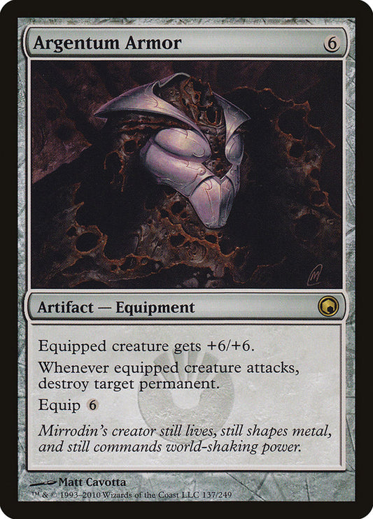 Argentum Armor [Scars of Mirrodin] (137)