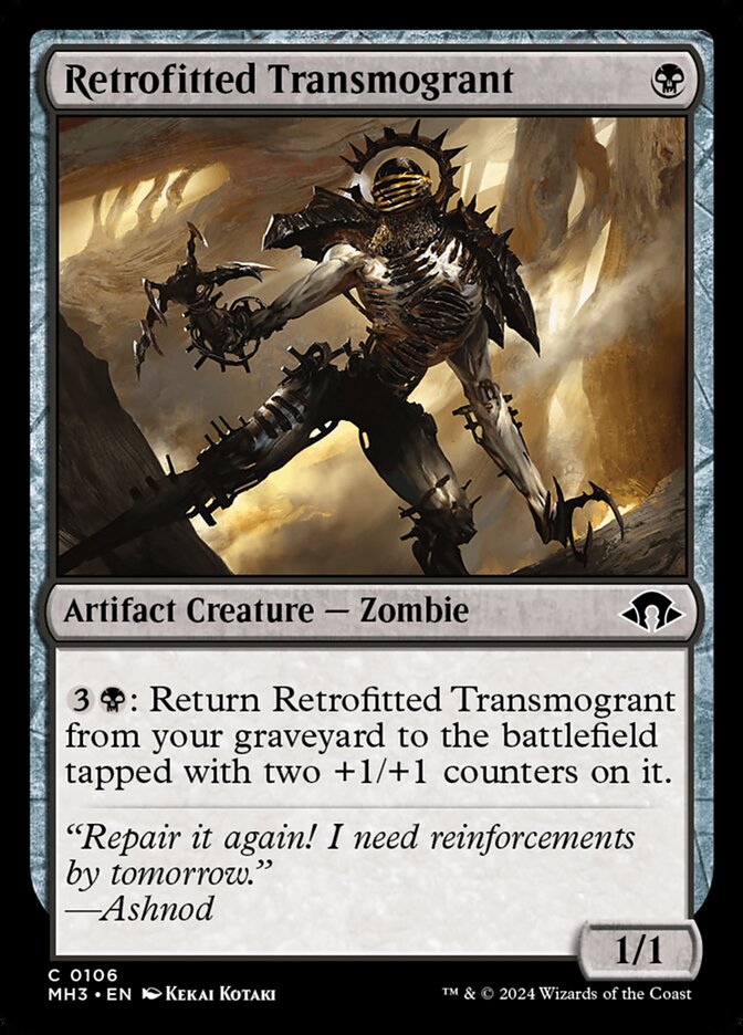 Retrofitted Transmogrant [Modern Horizons 3] (106)