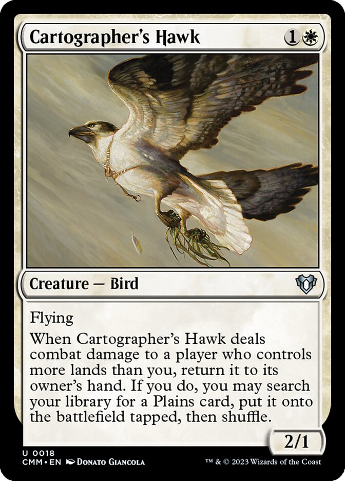 Cartographer's Hawk [Commander Masters] (18)