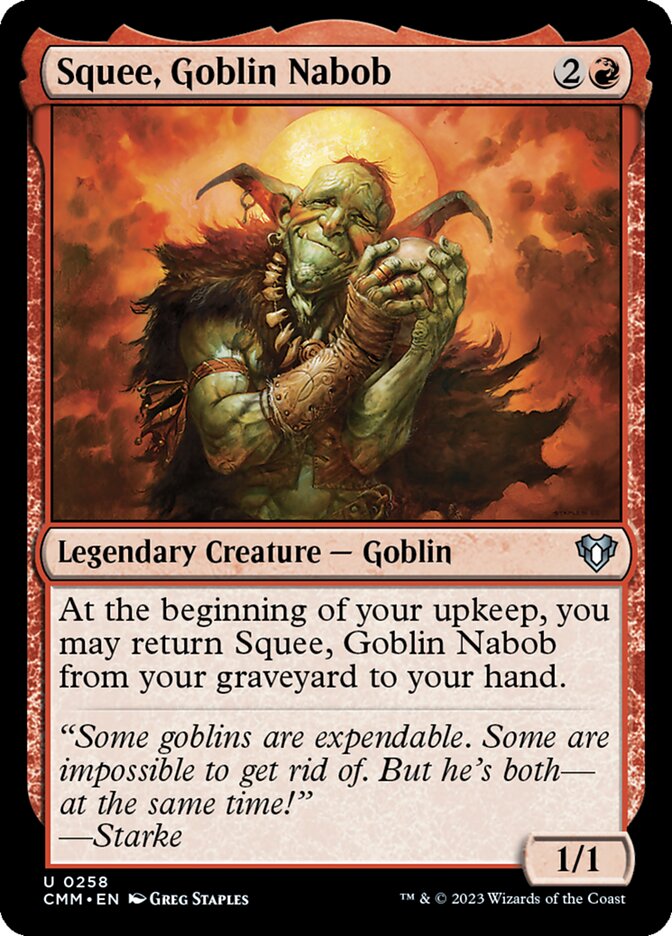 Squee, Goblin Nabob [Commander Masters] (258)
