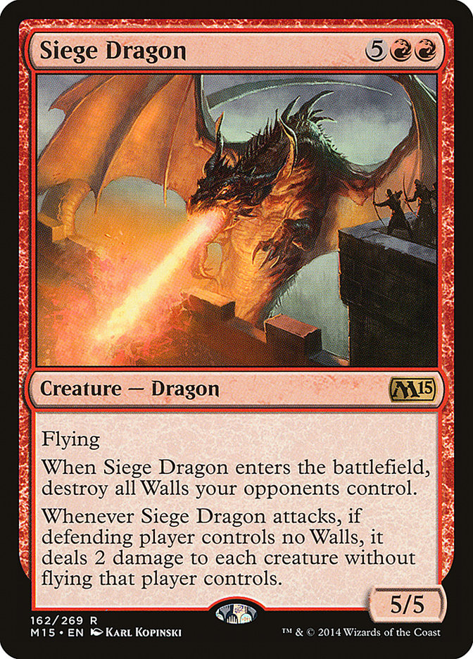 Siege Dragon [Magic 2015] (162)