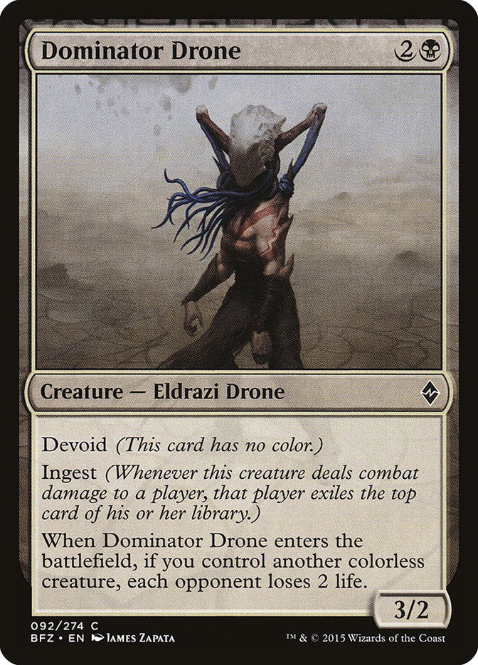 Dominator Drone [Battle for Zendikar] (92)