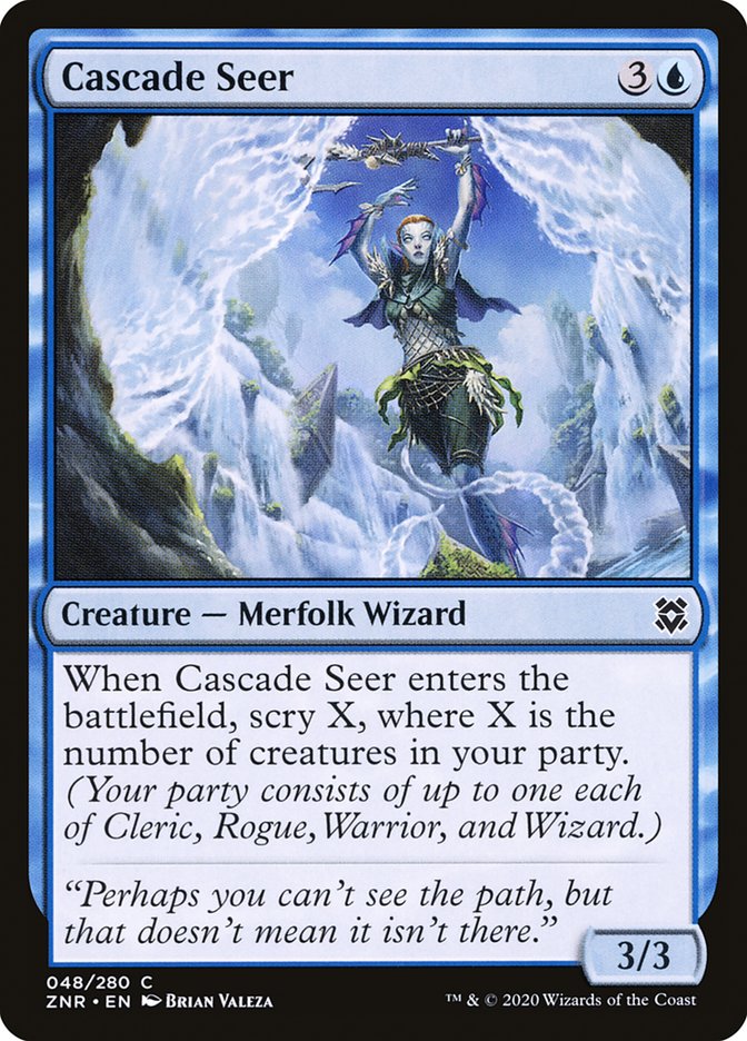 Cascade Seer [Zendikar Rising] (48)
