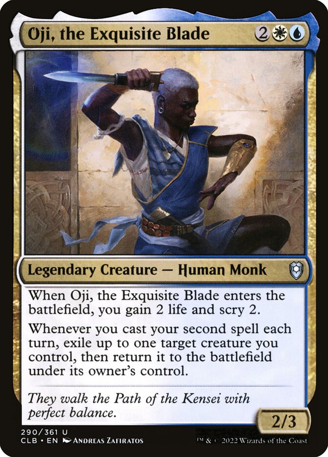 Oji, the Exquisite Blade [Commander Legends: Battle for Baldur's Gate] (290)