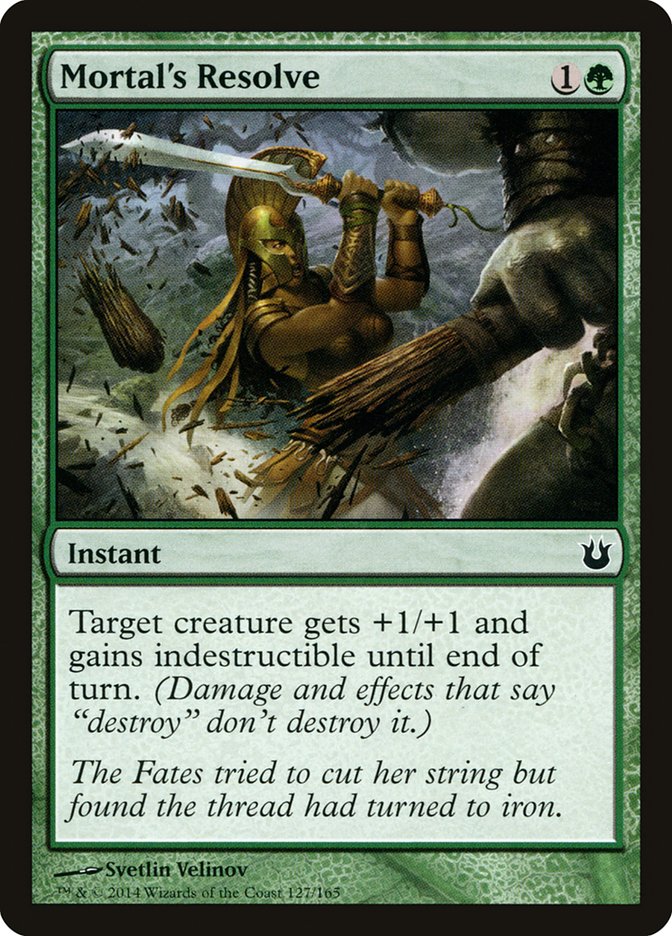 Mortal's Resolve [Born of the Gods] (127)