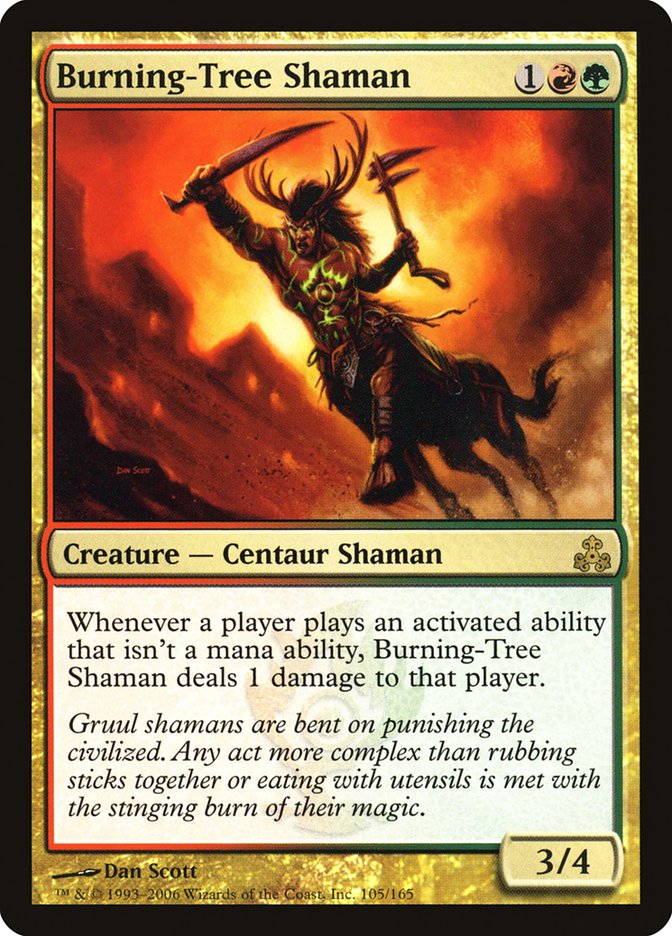 Burning-Tree Shaman [Guildpact] (105)