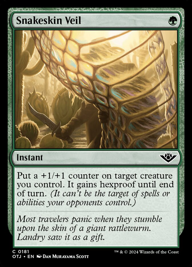 Snakeskin Veil [Outlaws of Thunder Junction] (181)