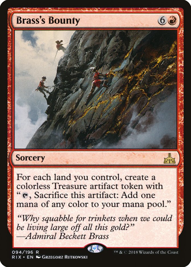 Brass's Bounty [Rivals of Ixalan] (94)