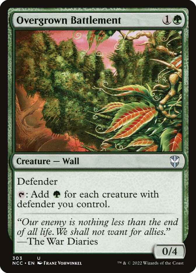 Overgrown Battlement [New Capenna Commander] (303)