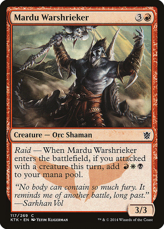 Mardu Warshrieker [Khans of Tarkir] (117)
