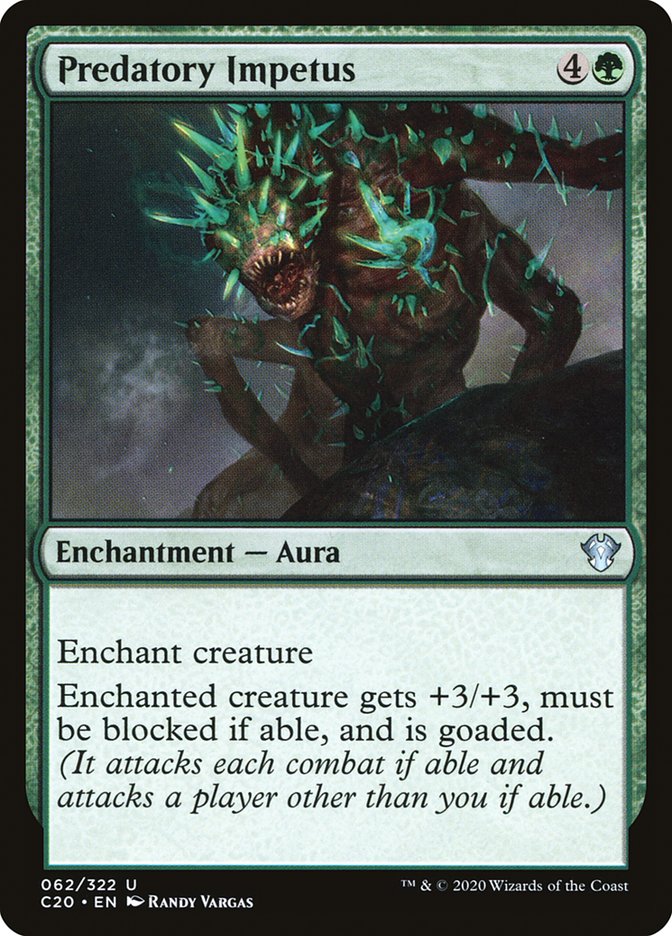 Predatory Impetus [Commander 2020] (62)