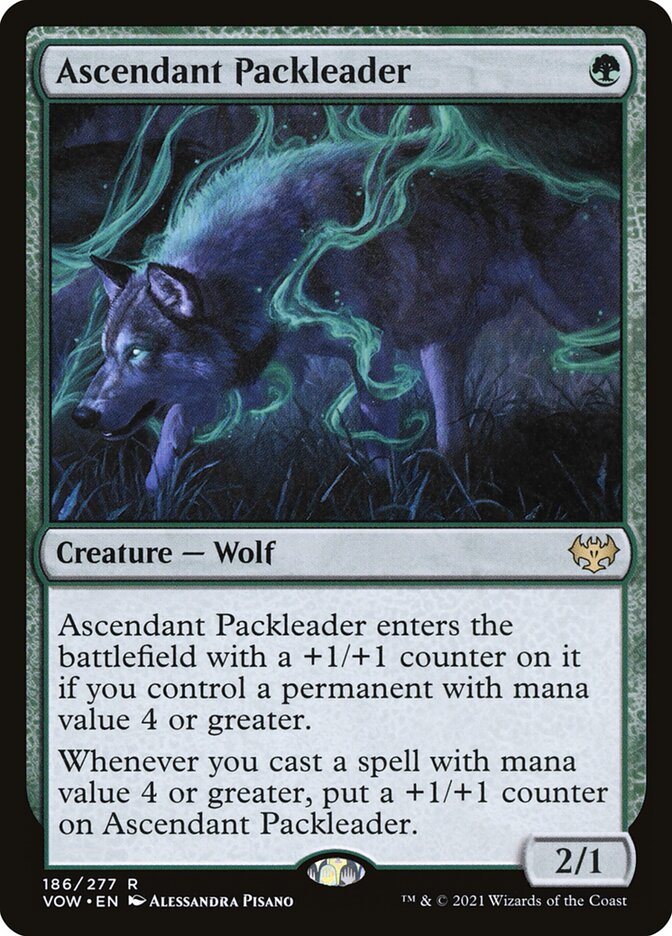 Ascendant Packleader [Innistrad: Crimson Vow] (186)