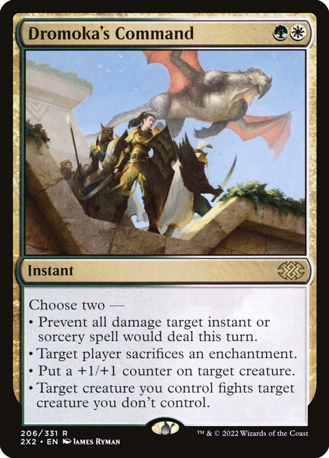 Dromoka's Command [Double Masters 2022] (206)