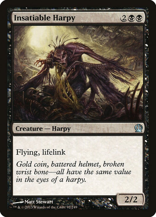 Insatiable Harpy [Theros] (92)