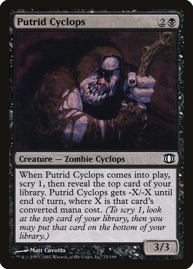 Putrid Cyclops [Future Sight] (75)
