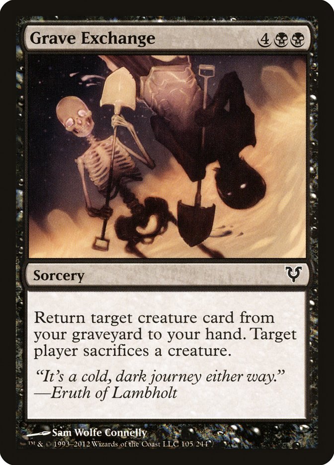 Grave Exchange [Avacyn Restored] (105)