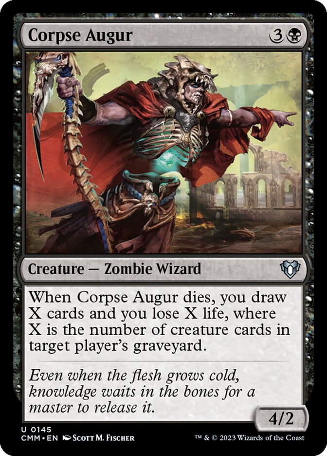Corpse Augur [Commander Masters] (145)