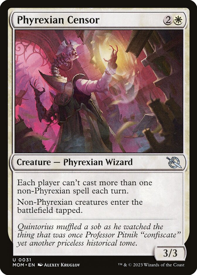 Phyrexian Censor [March of the Machine] (31)